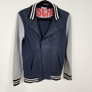 Moschino mens moto varsity jacket